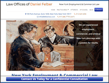 Tablet Screenshot of felberlaw.com
